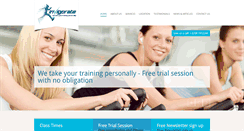Desktop Screenshot of invigorate-training.co.uk